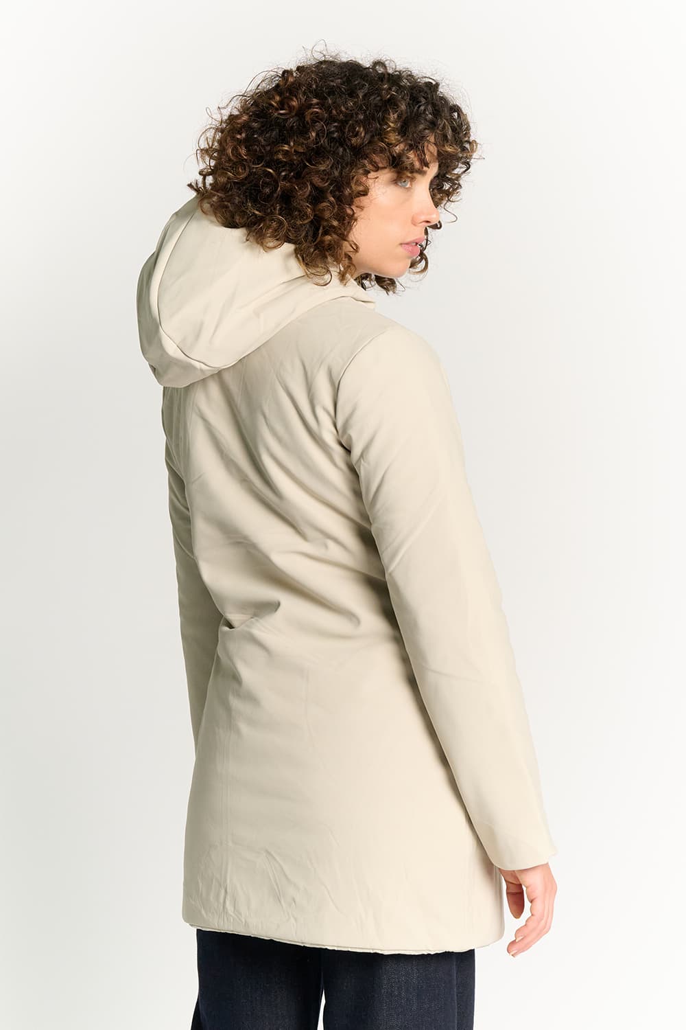 Piumino Termico Donna Lungo Beige