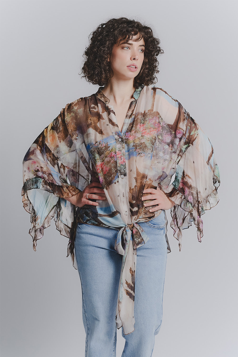 Blusa Seta Panorama Barone firenze - 1