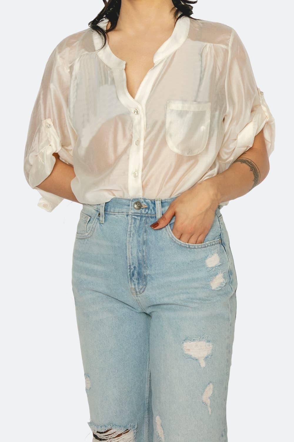Camicia Coreana Donna - Barone Firenze