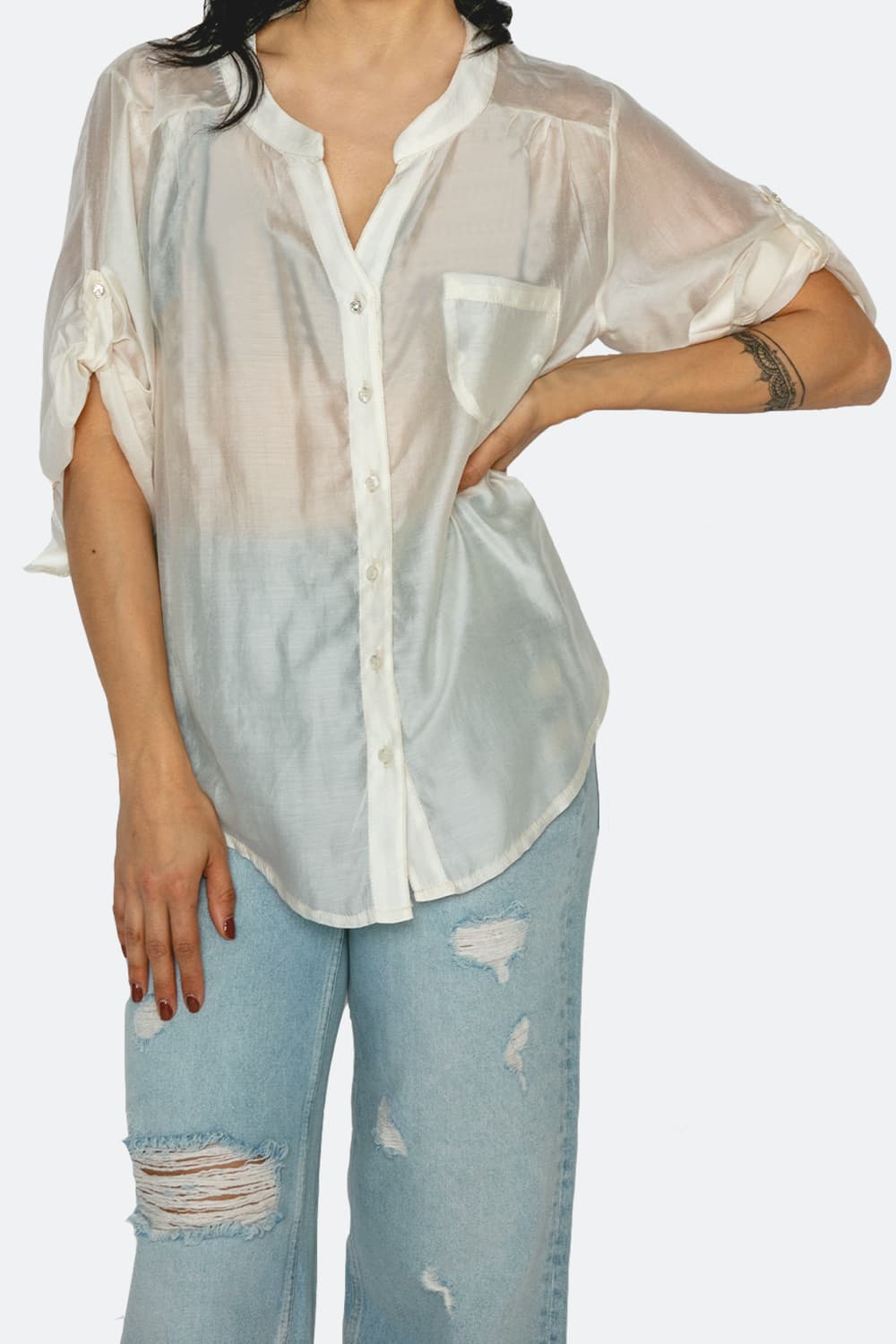 Camicia Coreana Donna - Barone Firenze