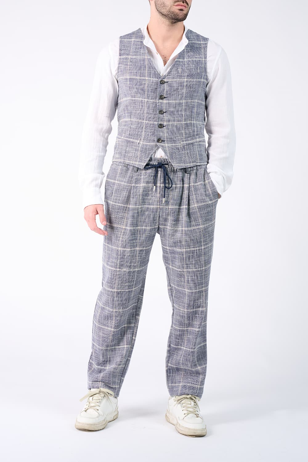 Gilet Uomo Quadri - Barone Firenze