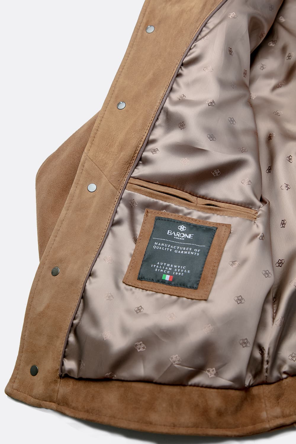 Ale Camoscio Giacca Uomo unisex Barone firenze - 9