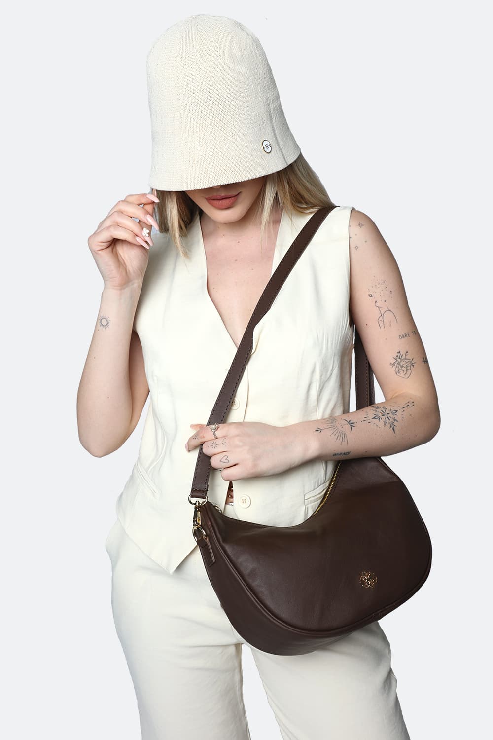 Bloom borsa donna 100% vera pelle Made in Italy - Barone Firenze