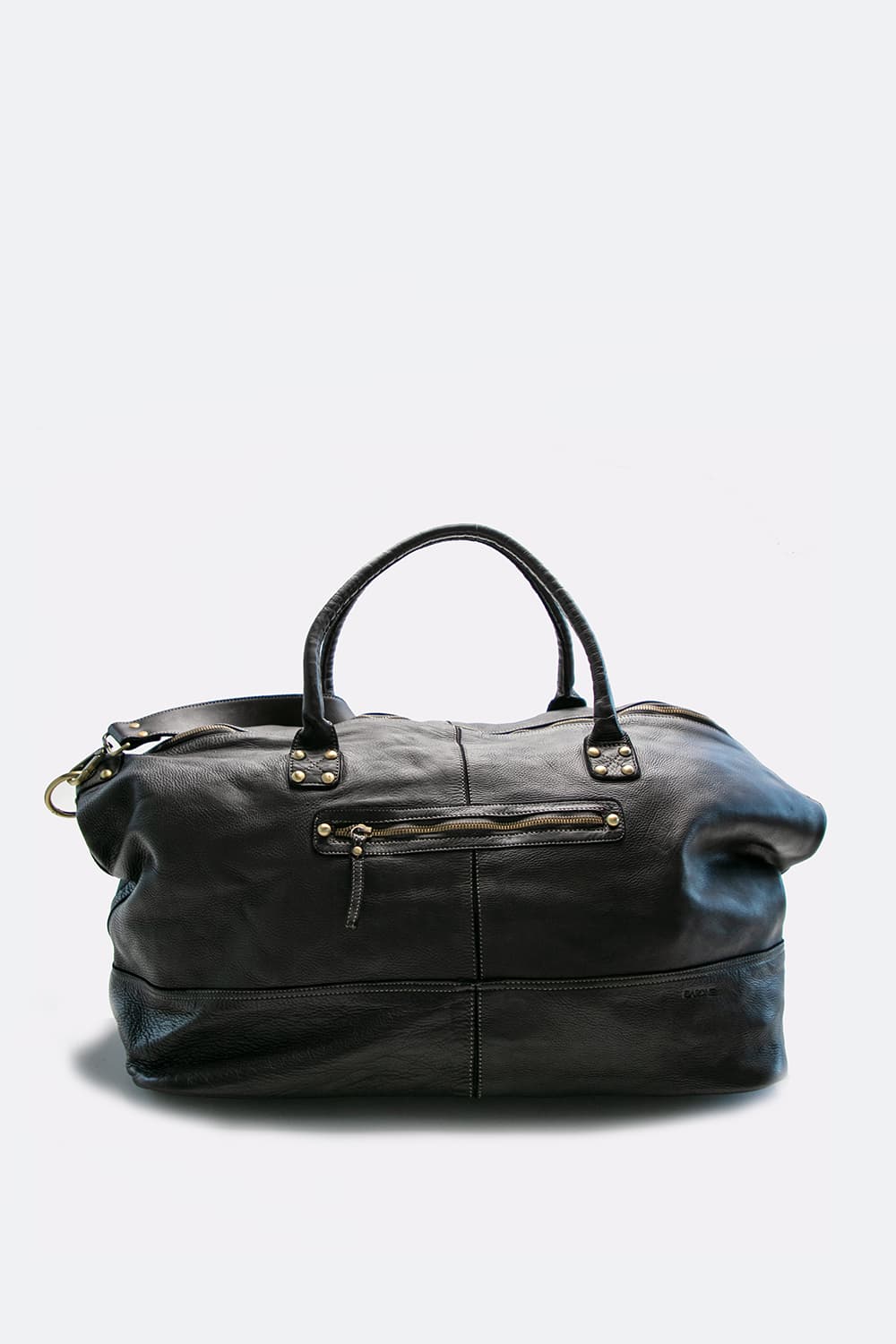 Borsone Vintage 100% vera pelle made in Italy - Barone Firenze
