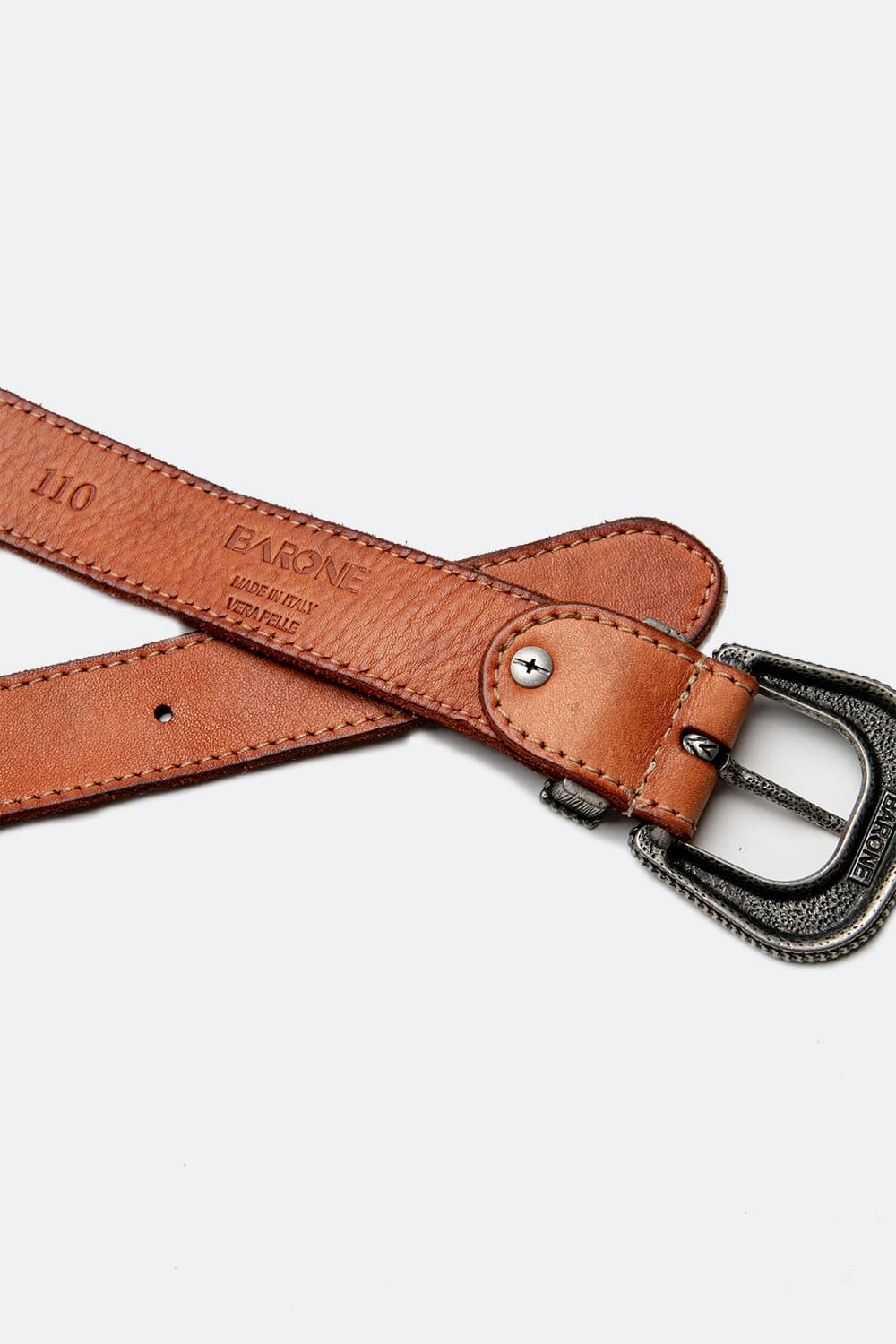 Cintura Dallas 100% vera pelle Made in Italy - Barone Firenze