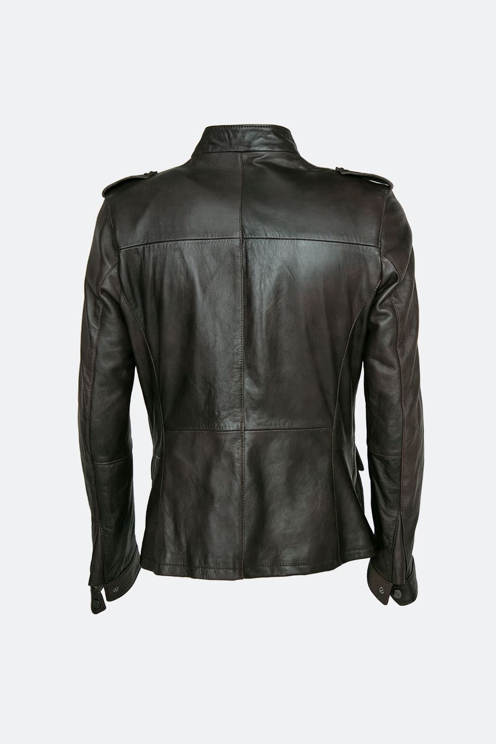 Francesco Sahariana Testa di Moro giacca uomo 100% vera pelle Made in Italy - Barone Firenze