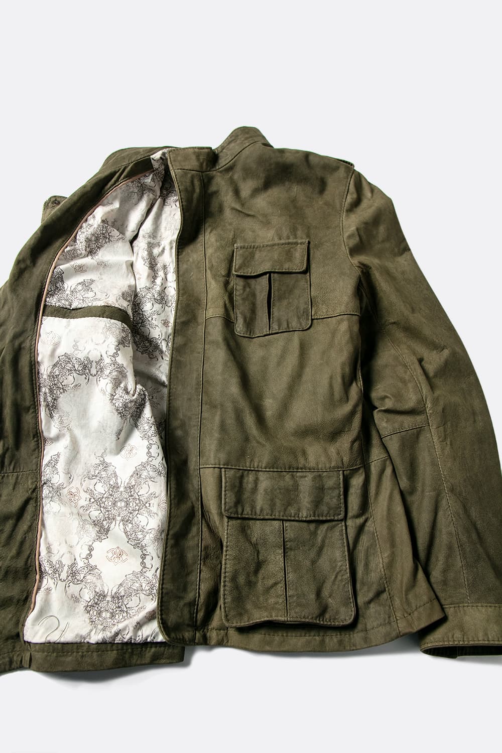 Francesco Oleato Verde 100% vera pelle Made in Italy - Barone Firenze