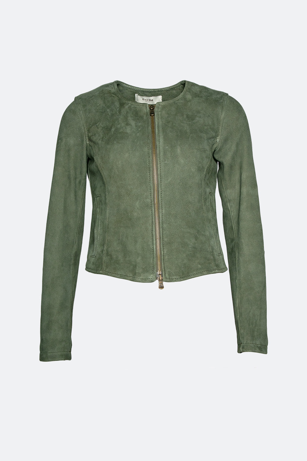 Ire Corto Camoscio Sfoderato Verde donna Barone firenze - 2