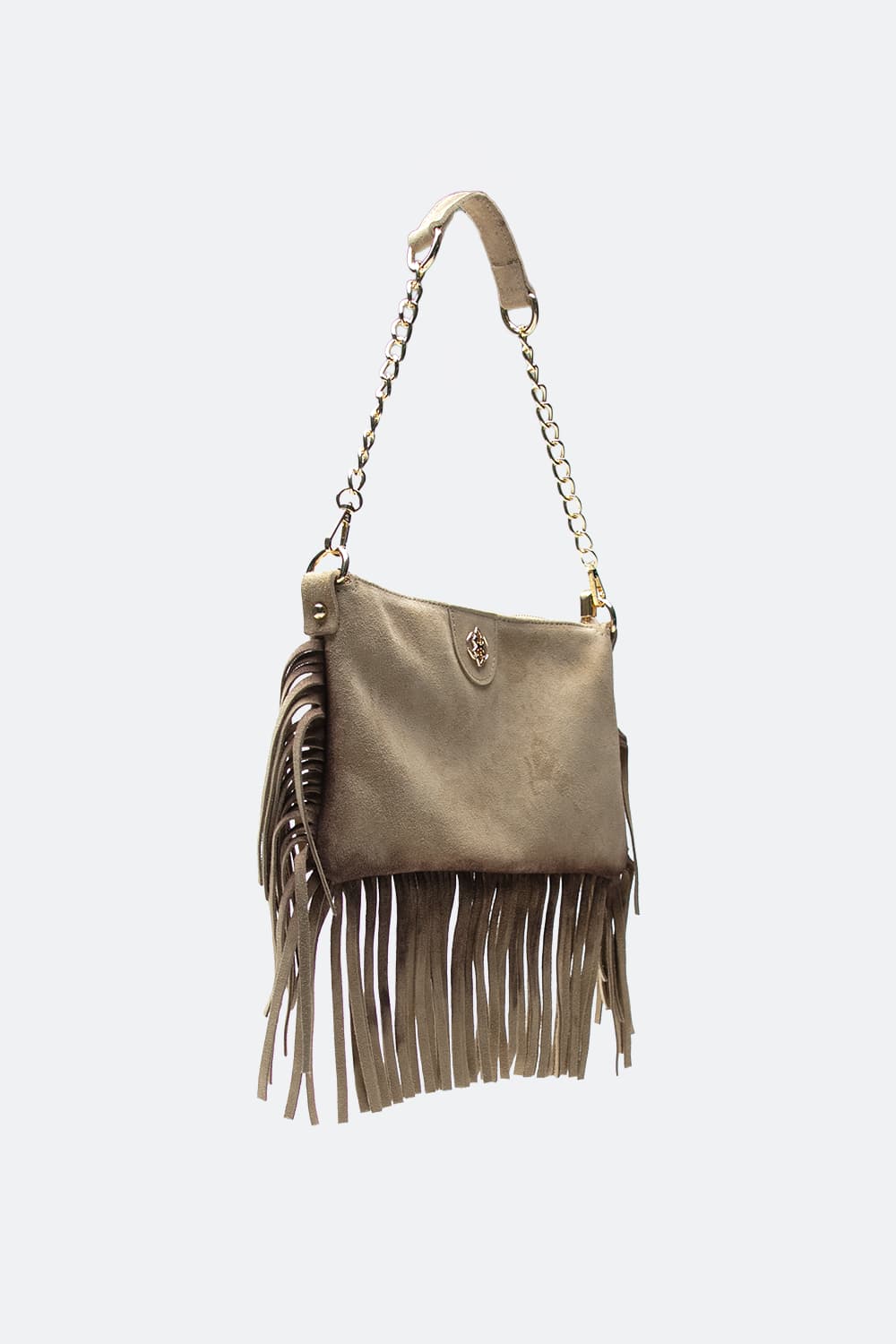 Opéra Camoscio Frange Taupe