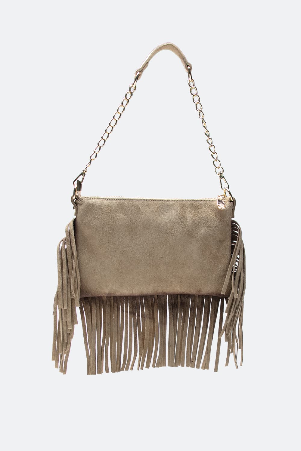 Opéra Camoscio Frange Taupe