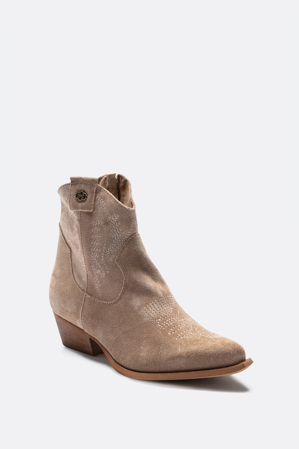 Stivali Petrarca Camoscio Beige donna Barone firenze - 8