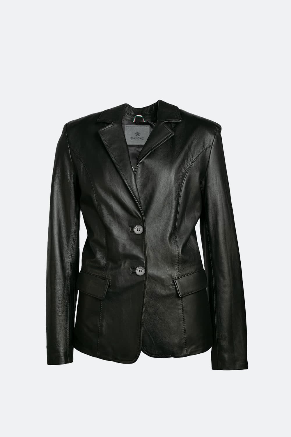 Rose blazer for women 100% genuine leather Made in Italy - Barone Firenze
