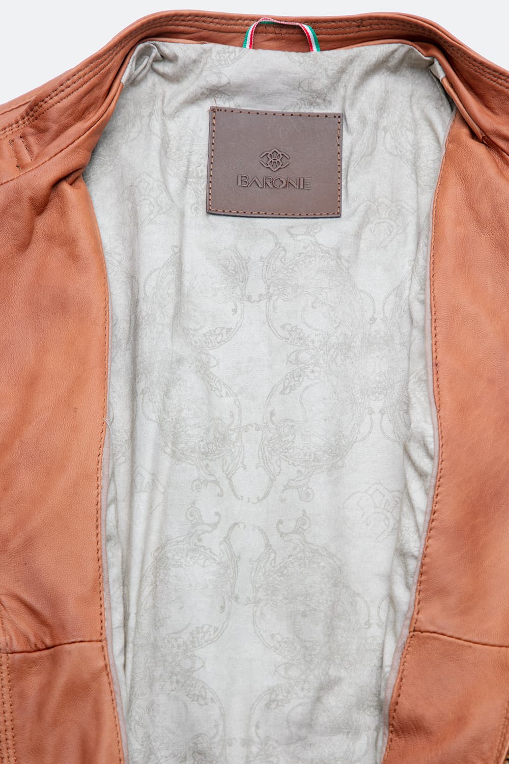 Sofia Vintage Women's Jacket 100% genuine leather Made in Italy - Barone Firenze
