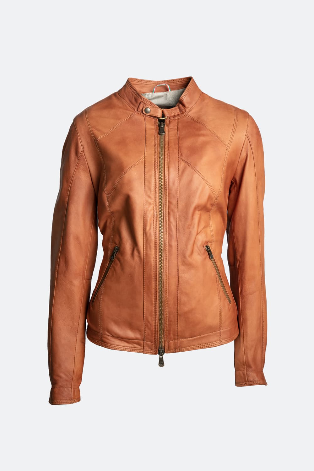 Sofia Vintage Women's Jacket 100% genuine leather Made in Italy - Barone Firenze