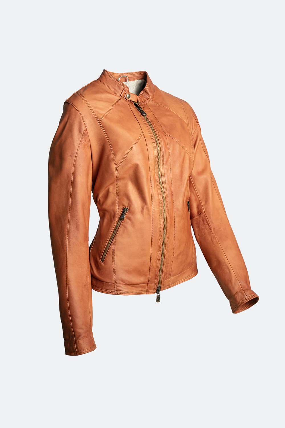 Sofia Vintage Women's Jacket 100% genuine leather Made in Italy - Barone Firenze