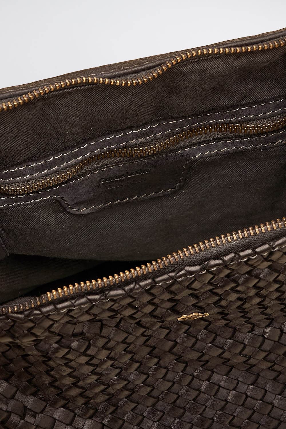 Bologna Intreccio borsa donna 100% vera pelle made in Italy - Barone Firenze