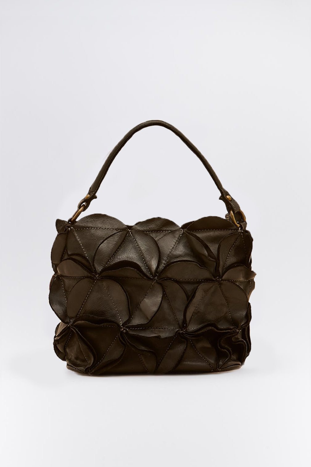 Fiore borsa donna 100% vera pelle Made in Italy - Barone Firenze