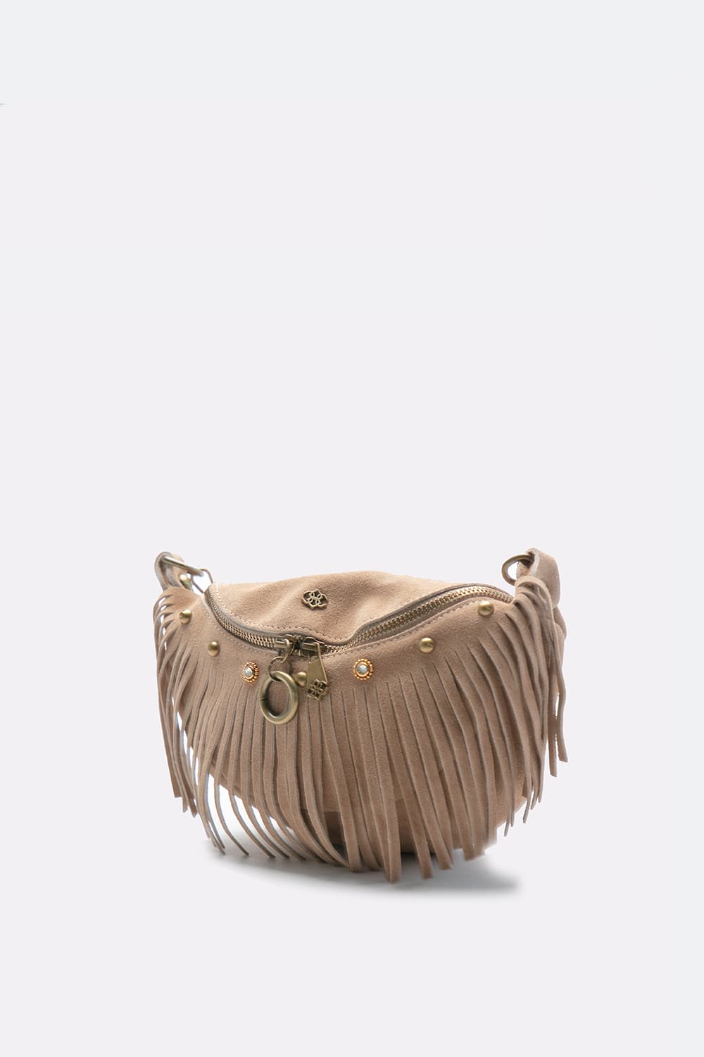 Bea Camoscio Studs women's bag 100% genuine leather Made in Italy - Barone Firenze