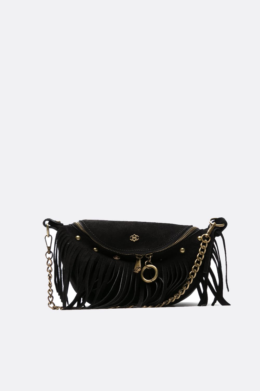 Bea Camoscio Studs women's bag 100% genuine leather Made in Italy - Barone Firenze