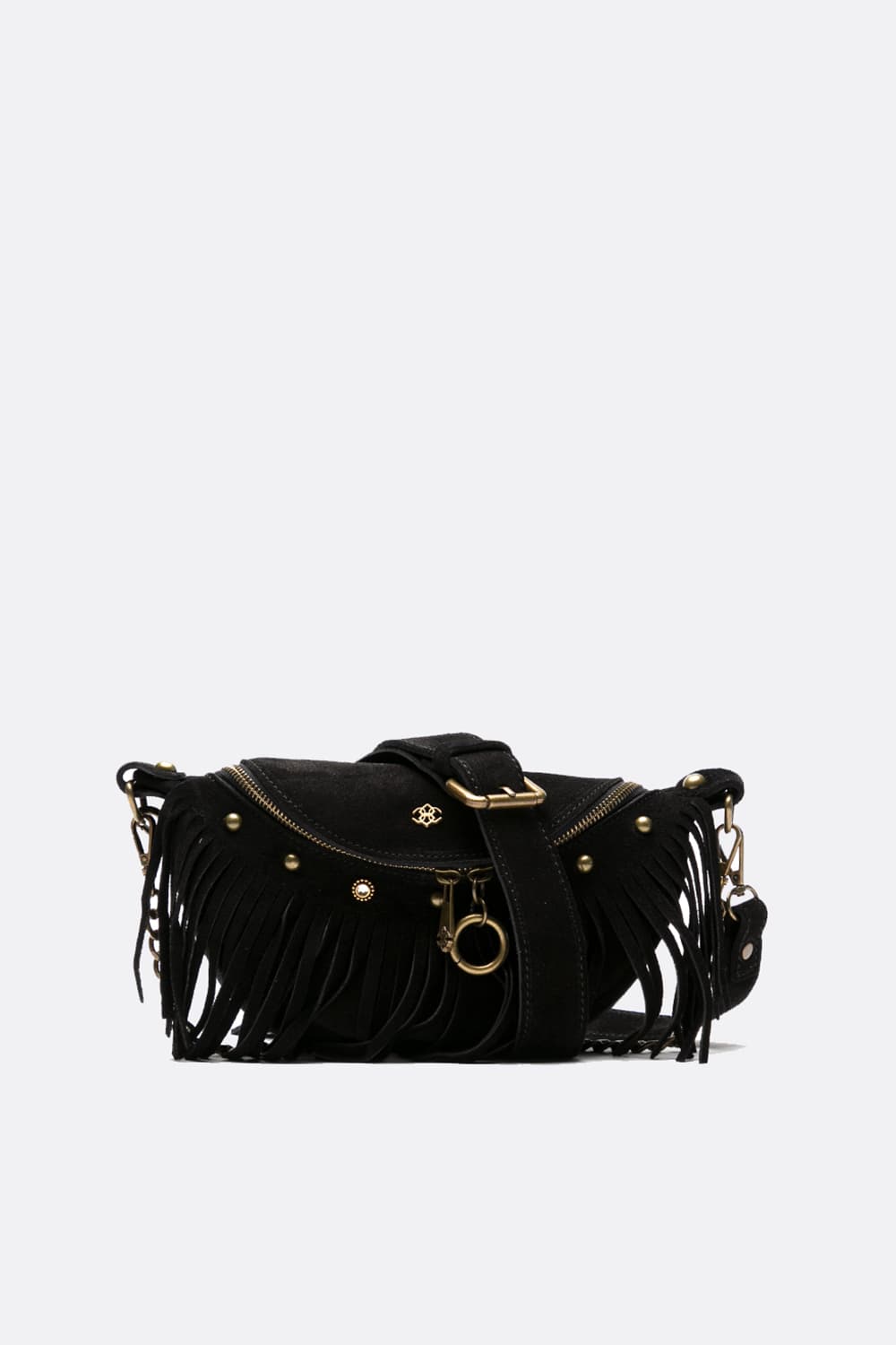 Bea Camoscio Studs women's bag 100% genuine leather Made in Italy - Barone Firenze
