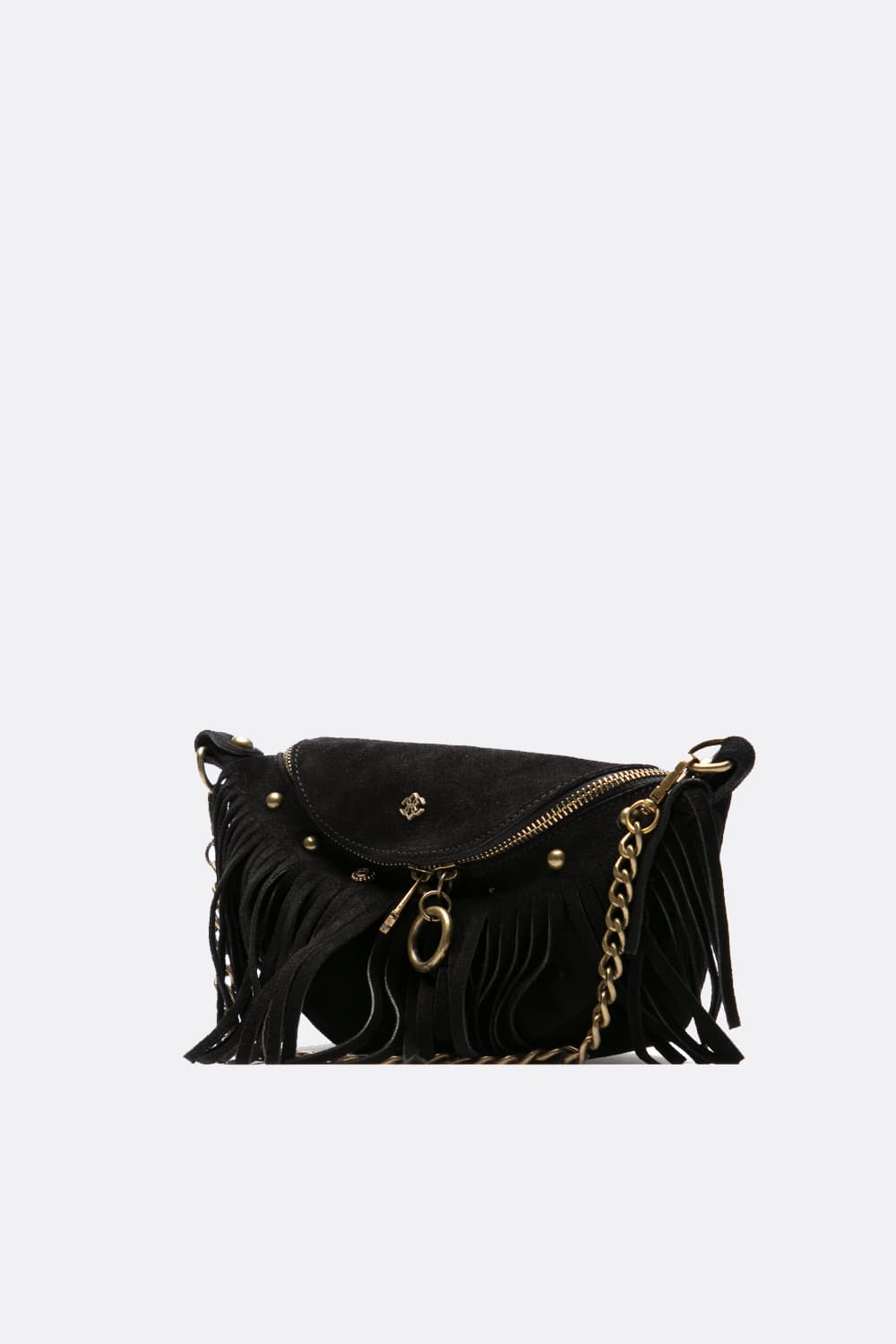 Bea Camoscio Studs women's bag 100% genuine leather Made in Italy - Barone Firenze