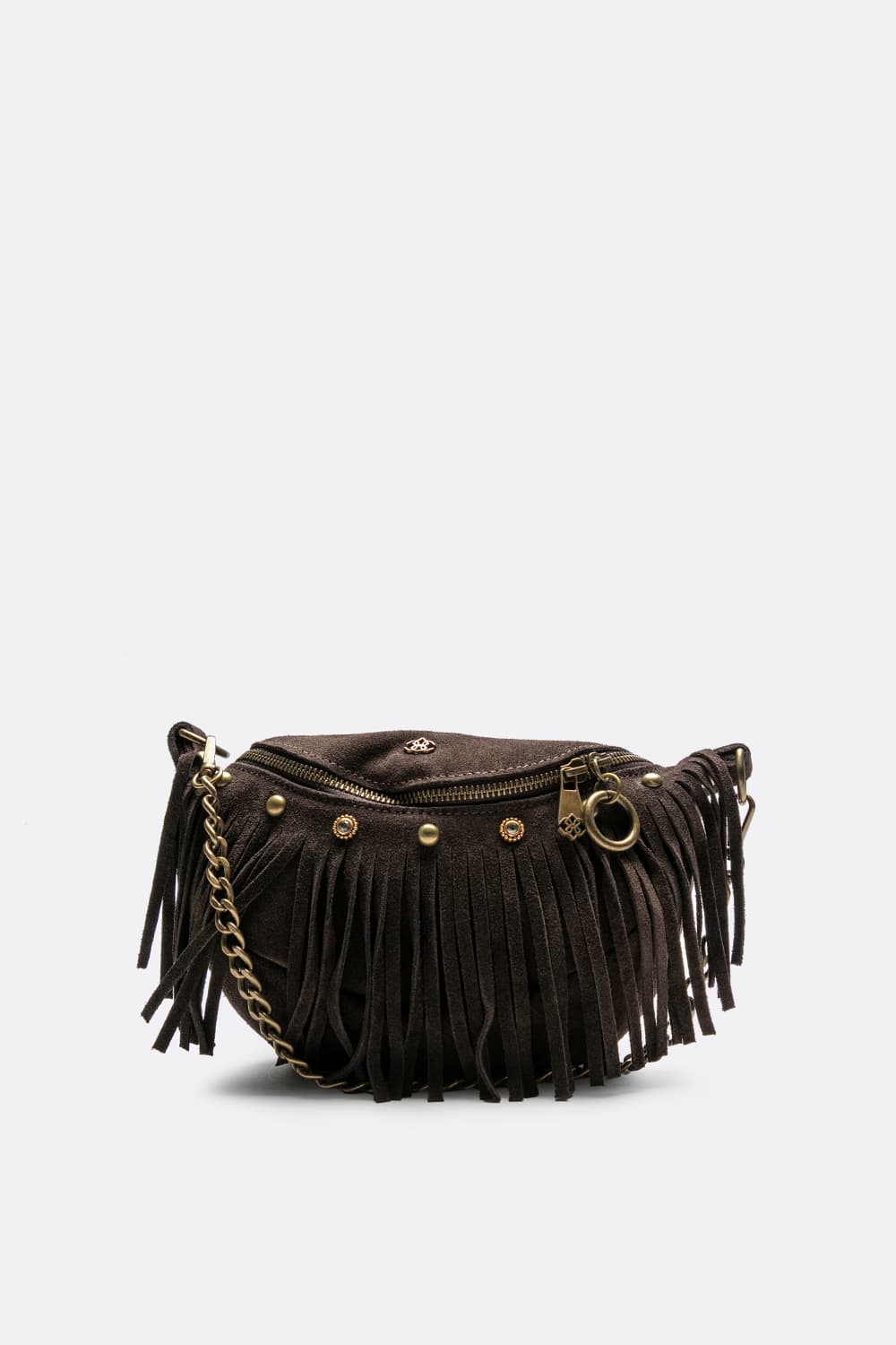 Bea Camoscio Studs women's bag 100% genuine leather Made in Italy - Barone Firenze
