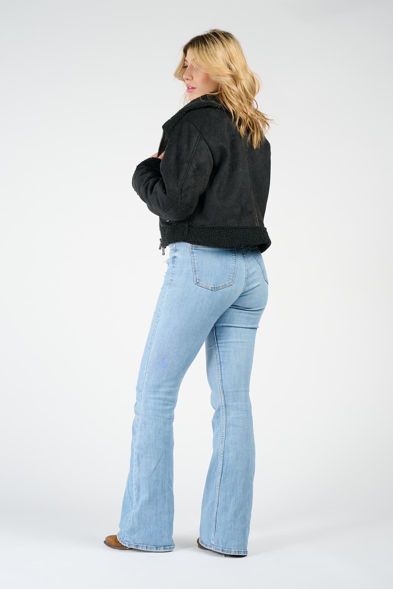 Geneva Shearling Style Charm women's jacket Made in Italy - Baron Florence