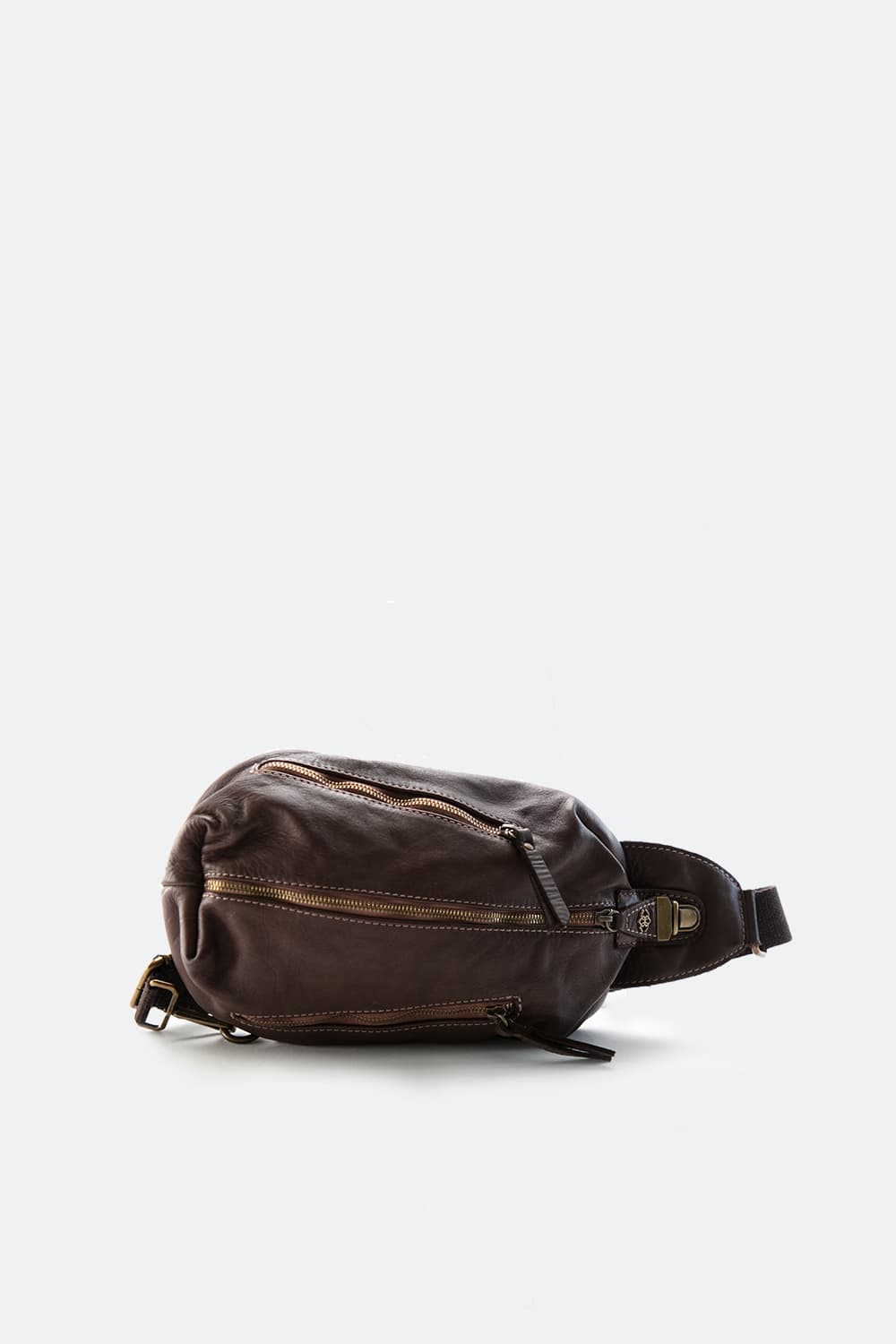 Marsupio Certaldo man 100% genuine leather Made in Italy - Barone Firenze