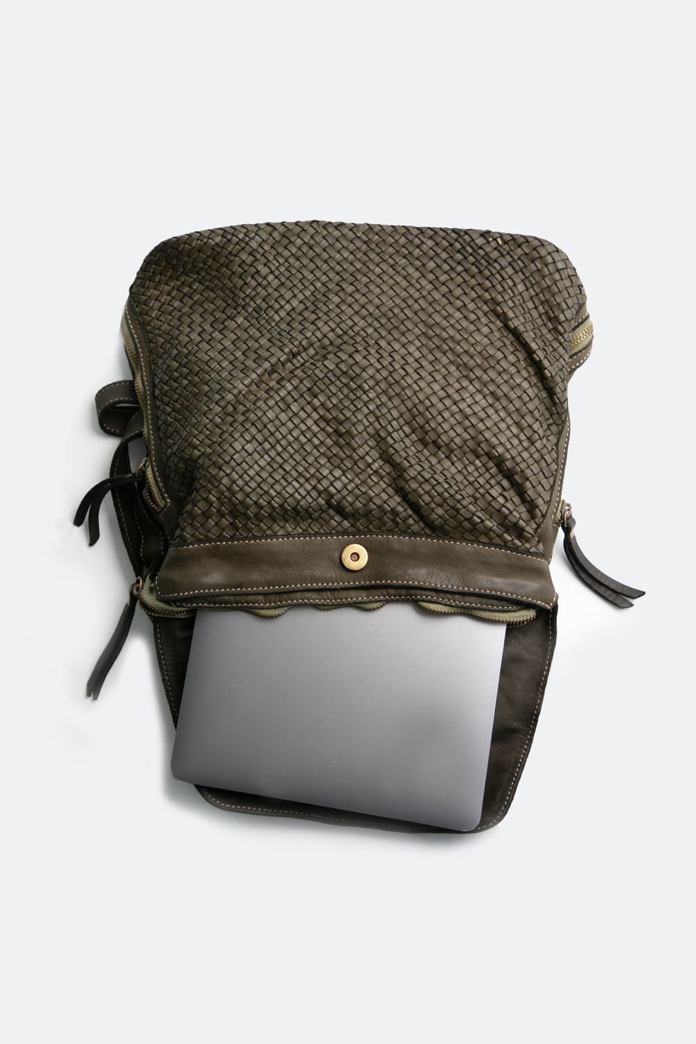Pisa women's backpack 100% genuine leather Made in Italy - Barone Firenze