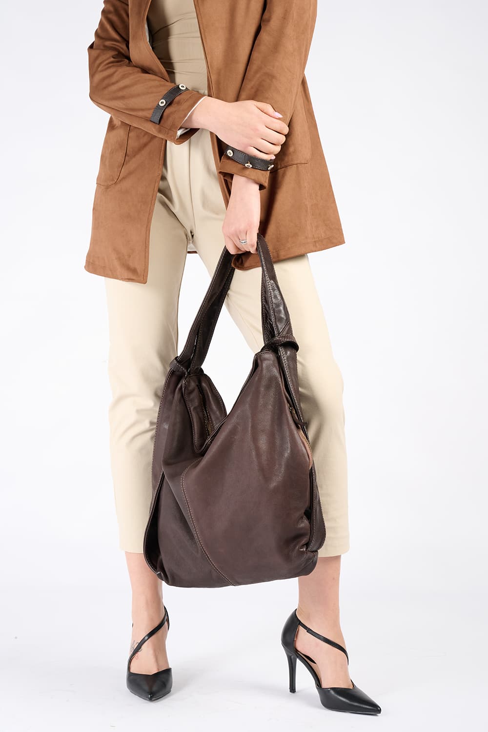 Pistoia women's bag 100% genuine leather Made in Italy - Barone Firenze