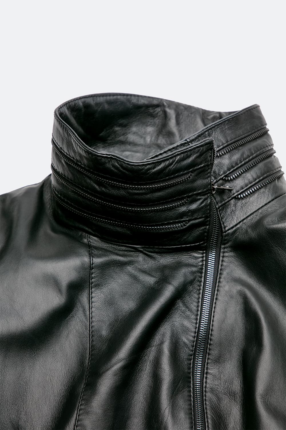 Sally Bis Long women's jacket 100% genuine leather Made in Italy - Baron Florence
