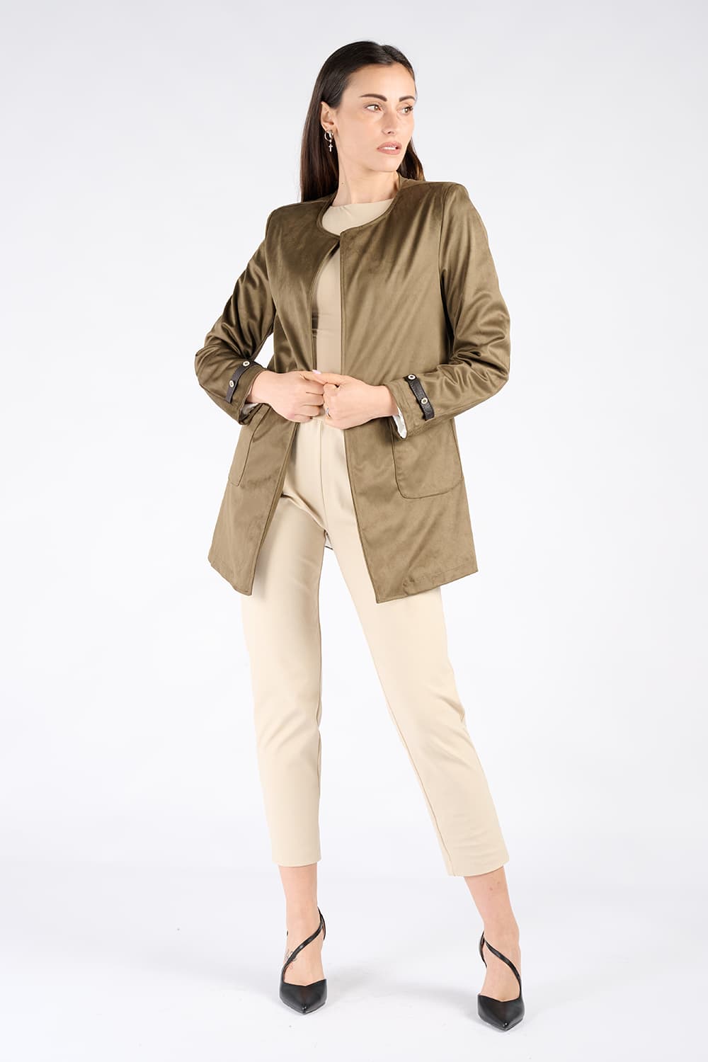 Alcantara duster 100% Made in Italy - Barone Firenze