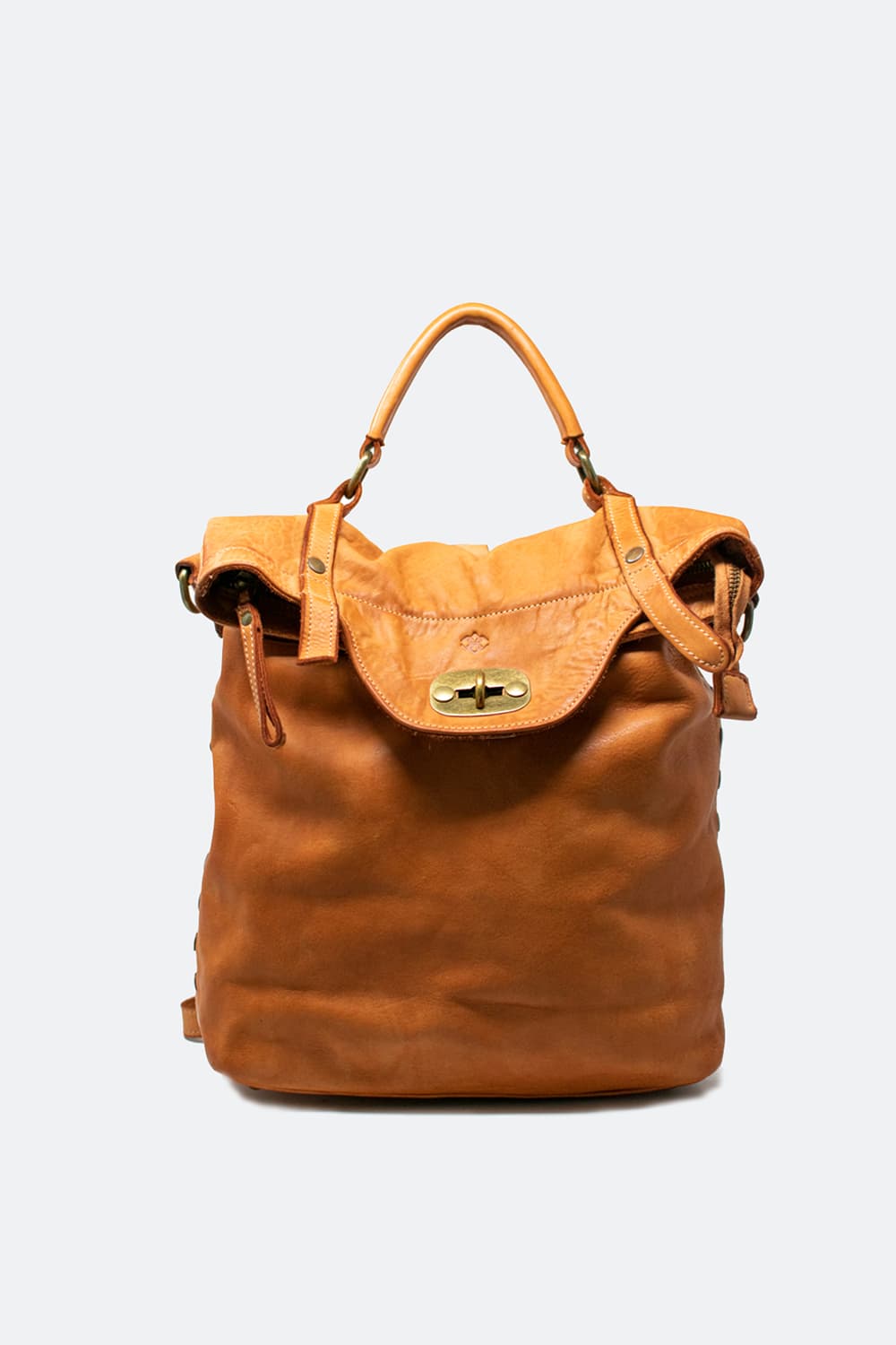 Forte Piccolo Backpack 100% genuine leather Made in Italy - Barone Firenze