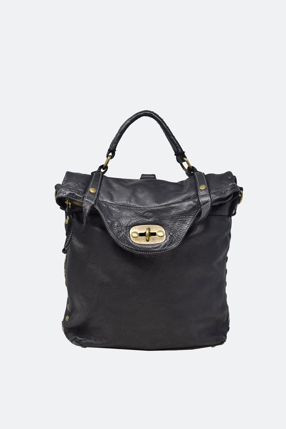 Forte Piccolo Backpack 100% genuine leather Made in Italy - Barone Firenze