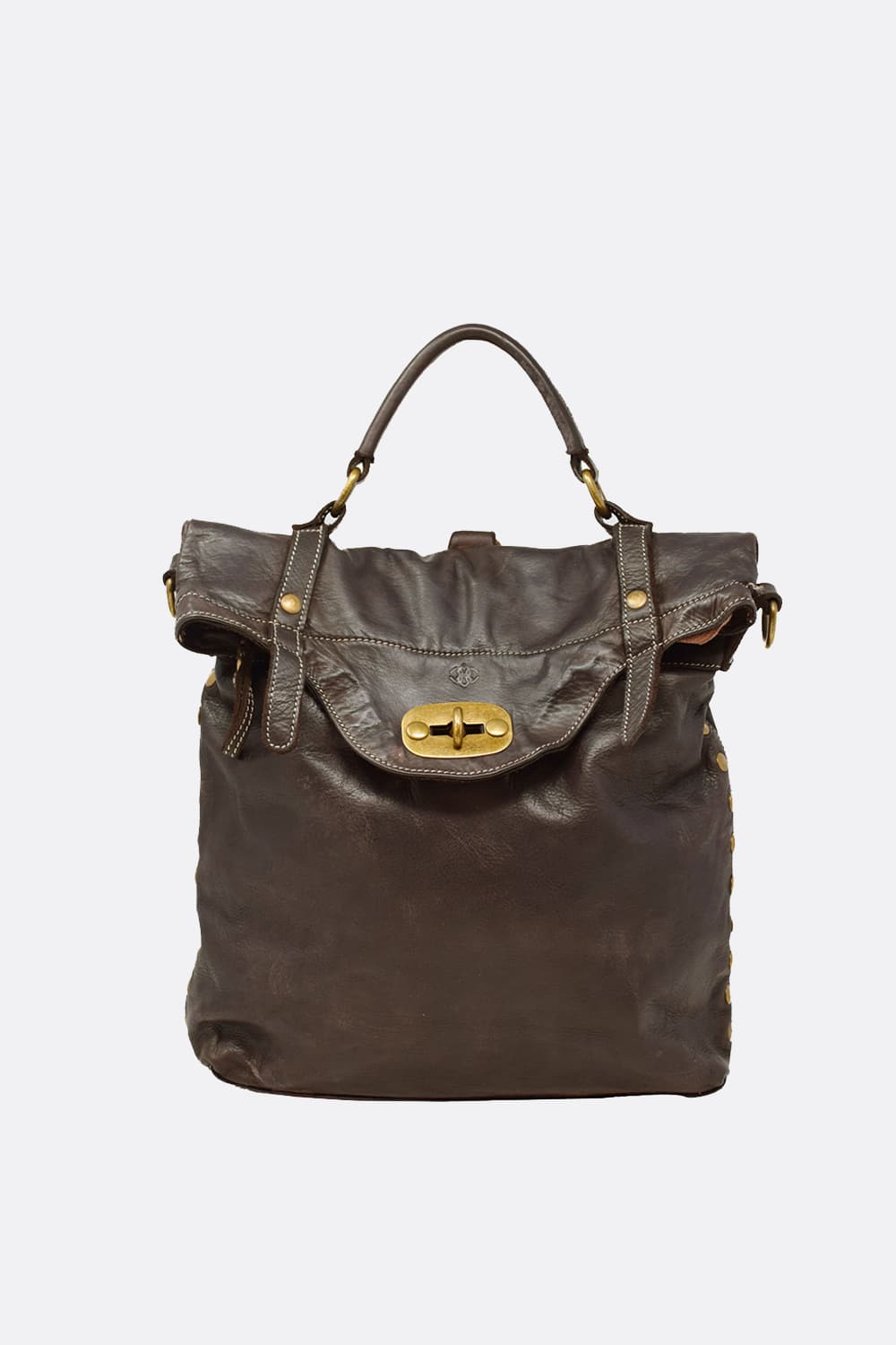 Forte Piccolo Backpack 100% genuine leather Made in Italy - Barone Firenze