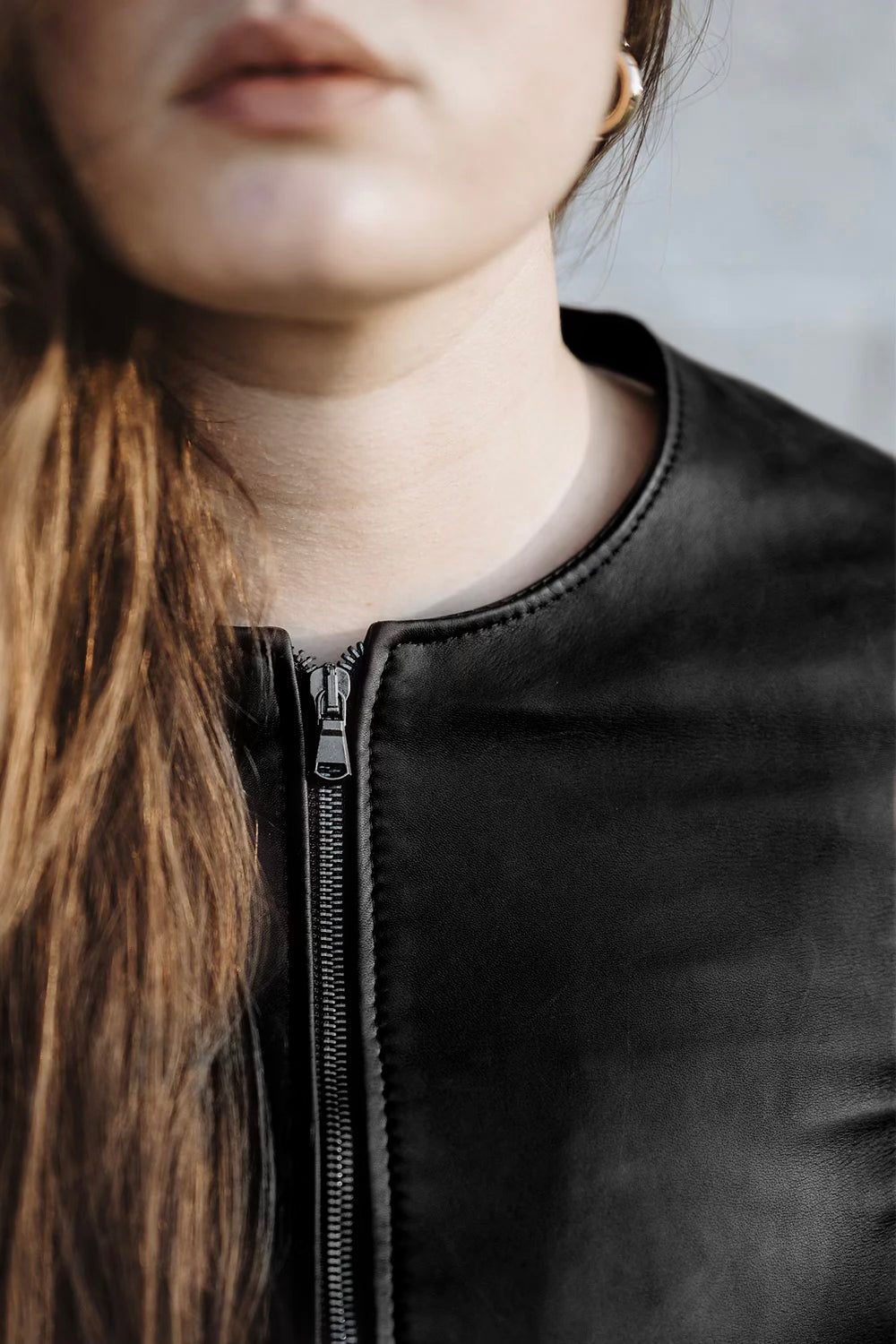 Irina Plus women's jacket 100% genuine leather Made in Italy - Barone Firenze