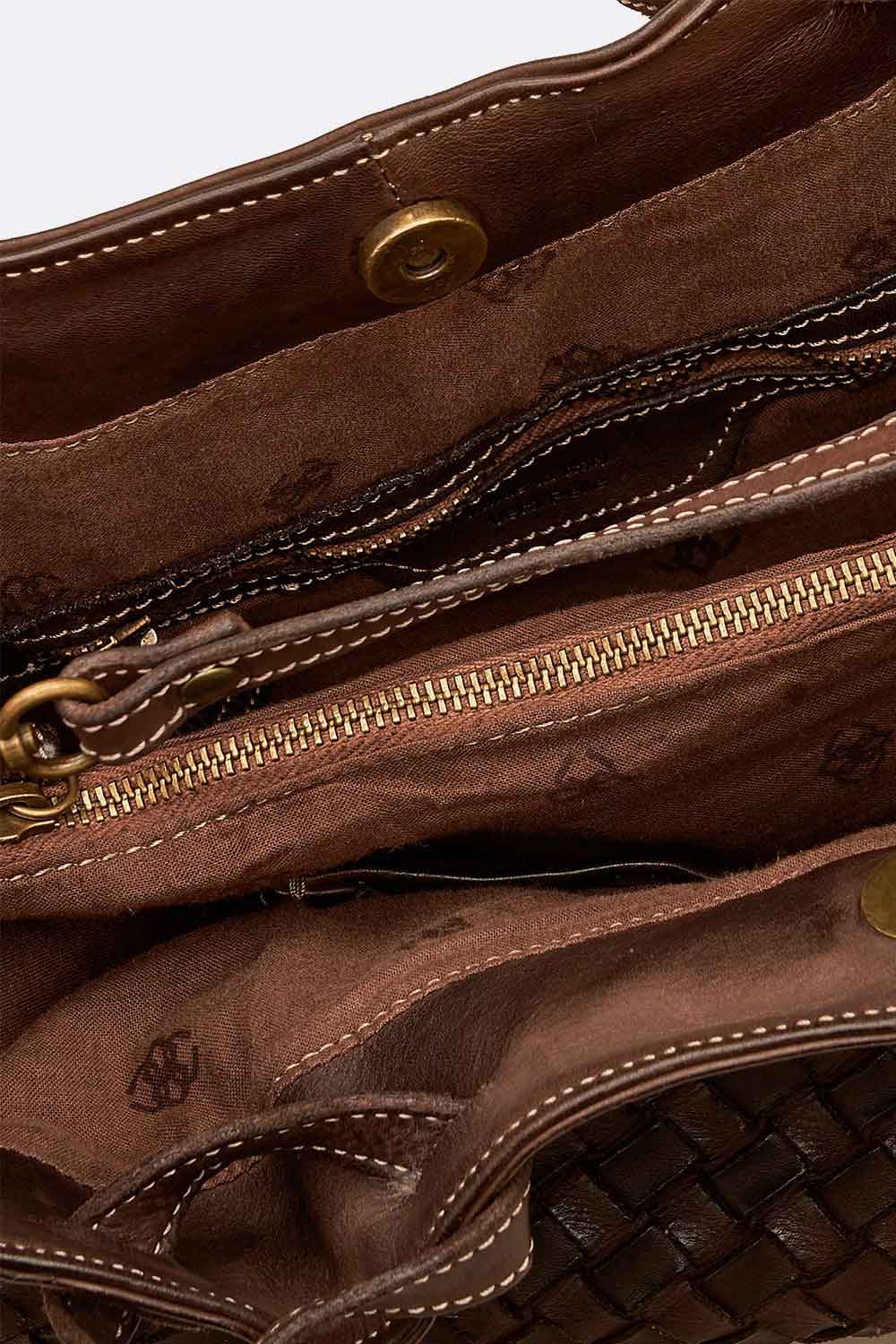 Siena woman bag 100% genuine leather Made in Italy - Barone Firenze