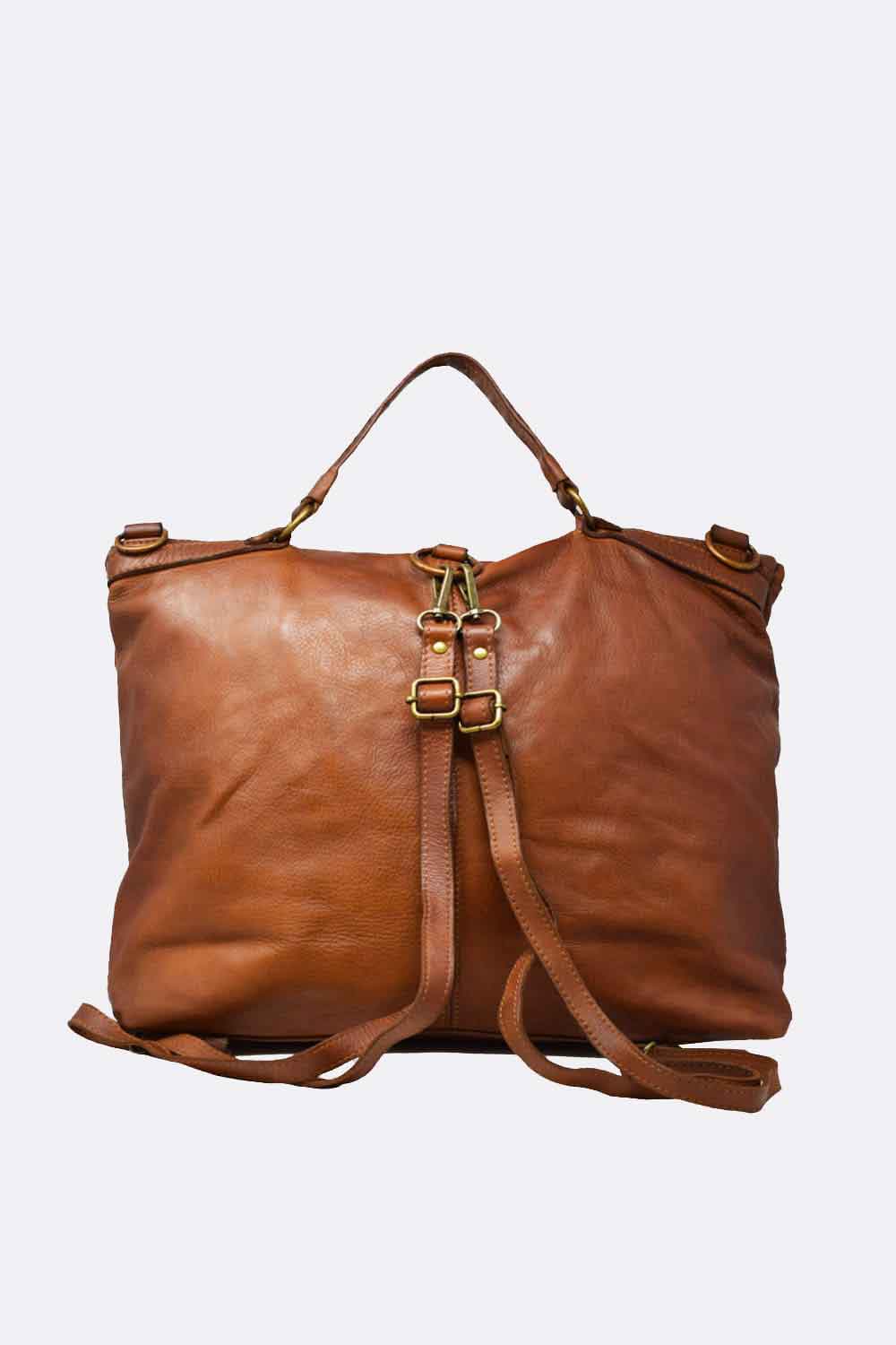 Massa backpack 100% genuine leather Made in Italy - Barone Firenze