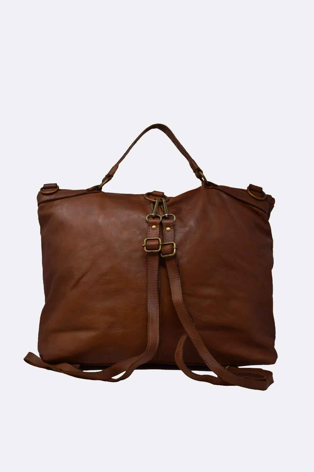 Massa backpack 100% genuine leather Made in Italy - Barone Firenze