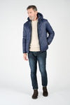 Parka Uomo Lungo Blu uomo Barone firenze - 11