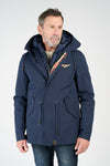 Parka Uomo Lungo Blu uomo Barone firenze - 1