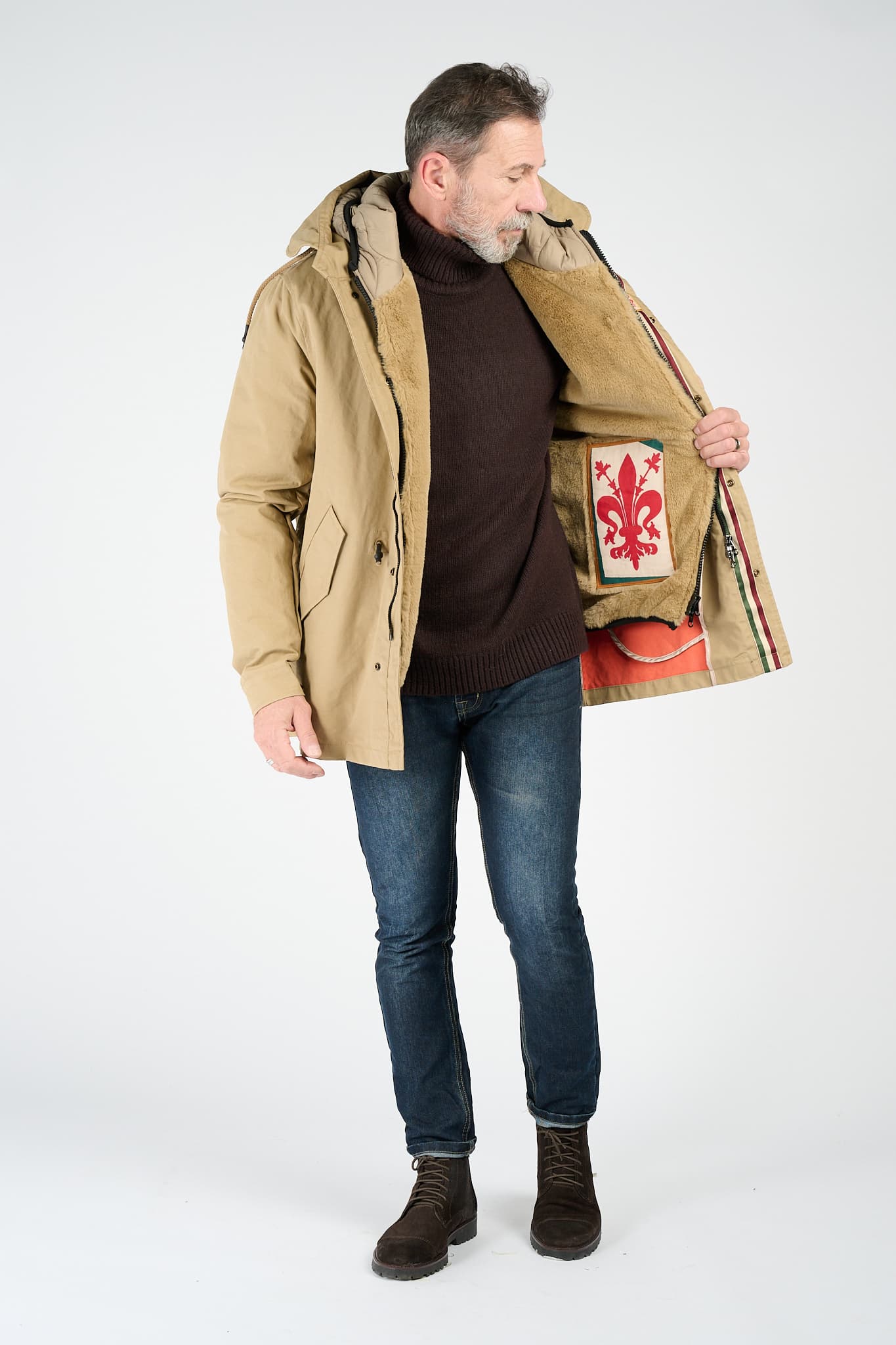 Parka Uomo Lungo - Barone Firenze