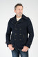 Cappotto Doppio Petto Uomo Misto Lana Blu uomo Barone firenze - 1
