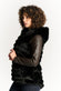 Gilet Cortina nero donna Barone firenze - 4