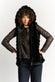 Gilet Cortina nero donna Barone firenze - 1