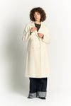 Cappotto Panna Doppio Petto Alpaca donna Barone firenze - 1
