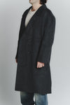 Cappotto Over Antracite Uomo uomo Barone firenze - 3