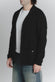 Cardigan Misto Lana Nero da Uomo uomo Barone firenze - 2