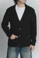 Cardigan Misto Lana Nero da Uomo uomo Barone firenze - 1