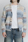 Cardigan Mélange Beige Denim da Uomo uomo Barone firenze - 1